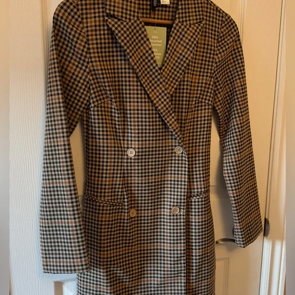 DOUBLE-BREASTED JACKET DRESS - Picture 3 of 7